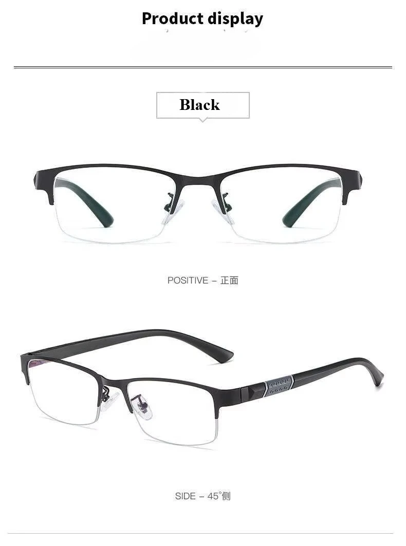 Männer Lesebrille Retro Business Hyperopie Brille Anti Blaulicht Lesebrille 0 1,0 bis 4,0 Brille – Detail 9