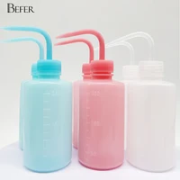 Botella de lavado para extensión de pestañas, 250ml, exprimidor de tatuajes, herramientas de maquillaje de plástico, champú para pestañas, botellas de limpieza para injerto