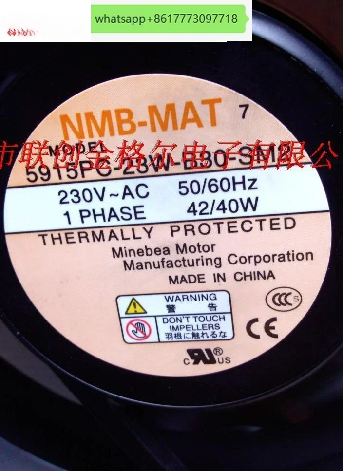 

5915PC-22W-B30-SM2 5915PC-22W-B30-SM1 Original genuine high-temperature resistant fan