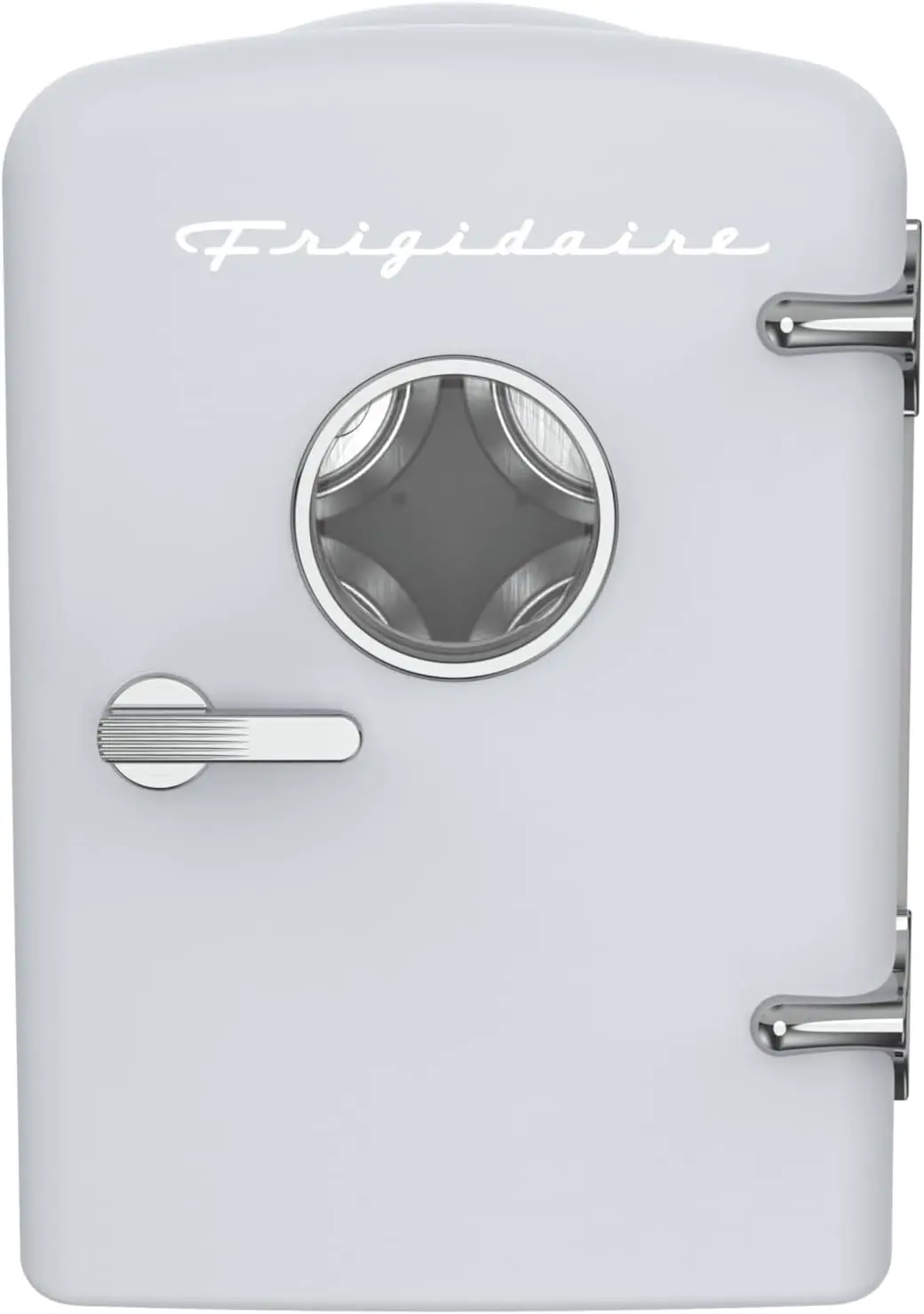 

EFMIS171 Retro Mini Portable Personal Fridge - Ideal for Home, Office or Dorm - Includes Carrying Handle, AC/DC Wall/Car