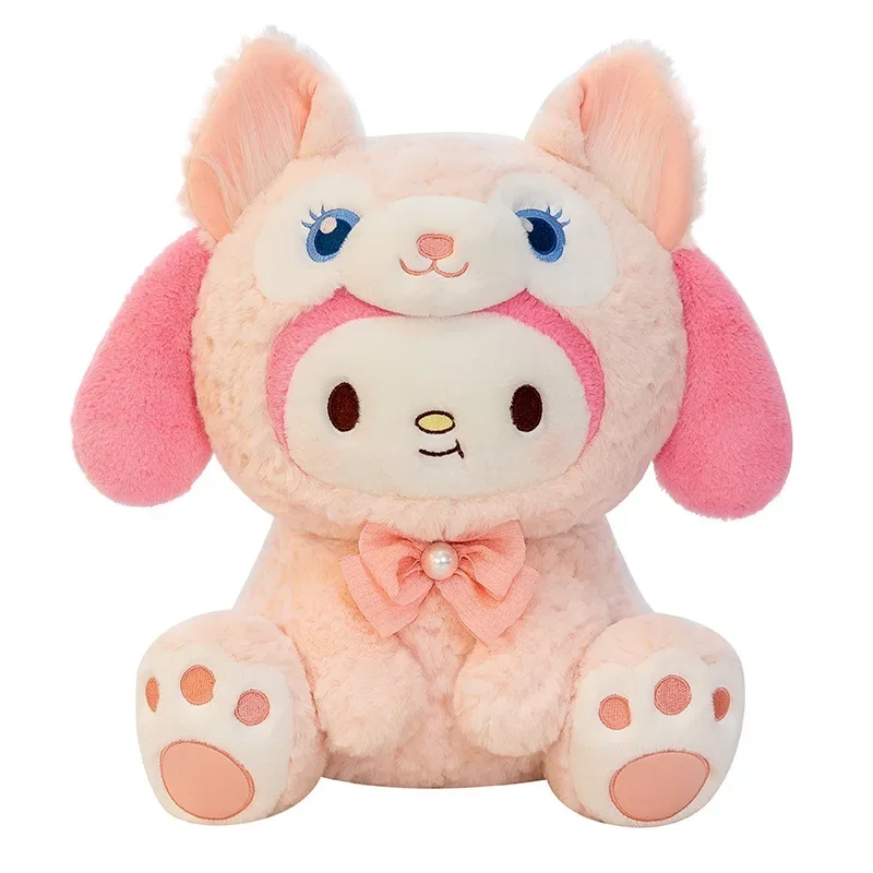 

Sanrio 45 см аниме Sanriod игрушки Kawaii Kuromi Mymelody Cinnamoroll плюшевые мягкие игрушки кукла плюшевая подушка Рождественский подарок Декор