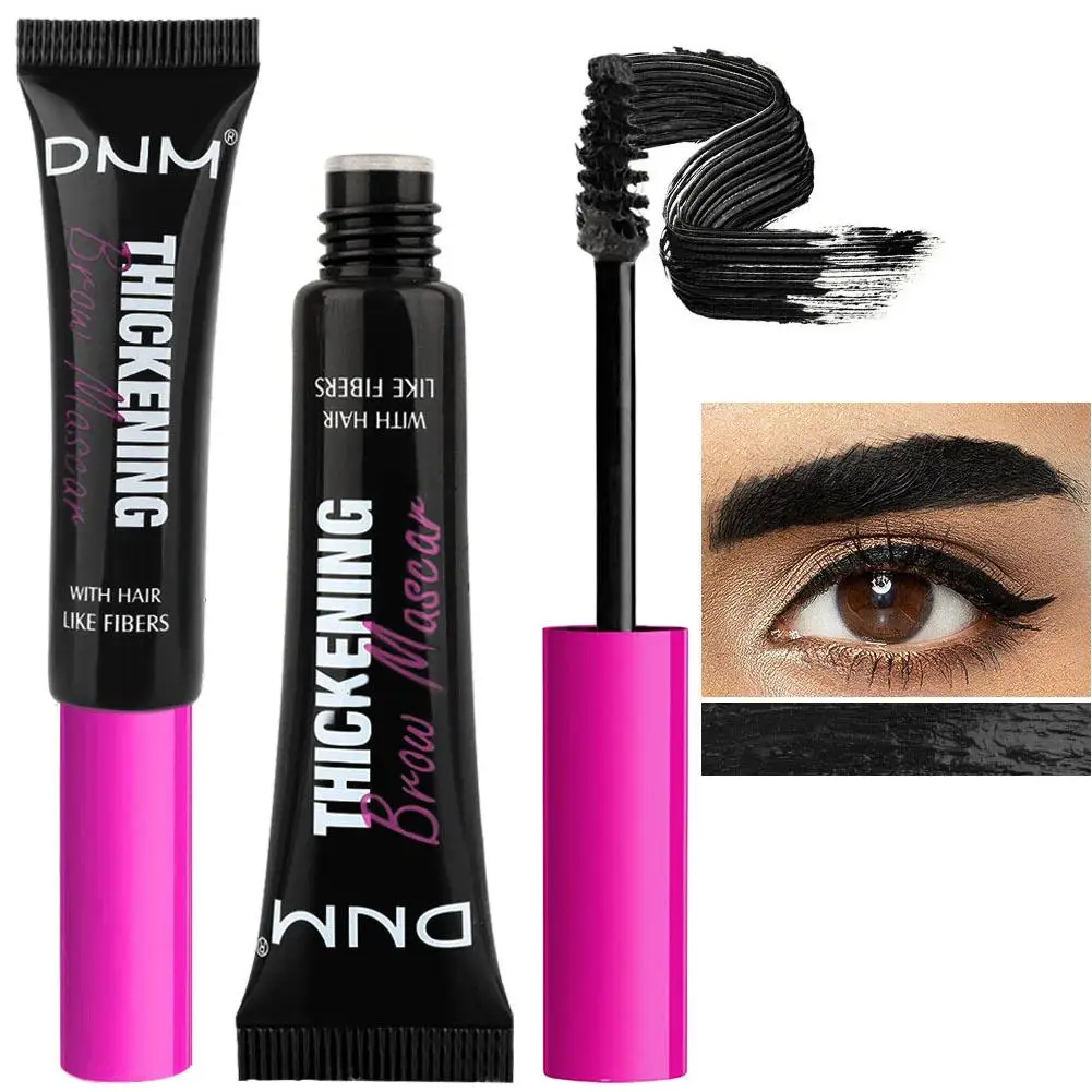 Mascara waterproof à longue durée pour femme, 9 documents, crème à sourcils naturelle, teinte brune, maquillage, X9R7