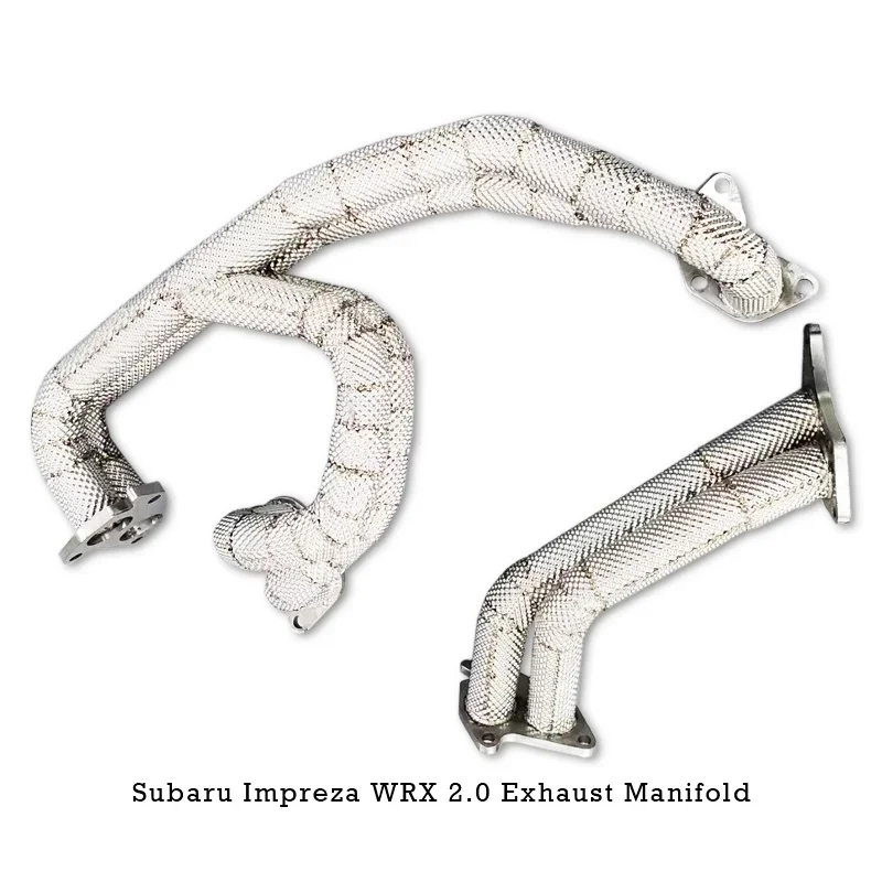 The first section of plantain manifold For Subaru Impreza WRX 2.0 2008-2016 Stainless Steel Racing Car Exhaust System Ex