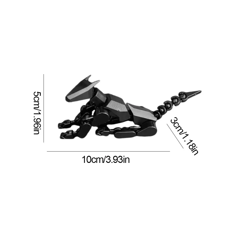 13 boneco de ação de cachorro robô 3D impresso Robo Dog manequim presente para colecionadores decorações de mesa