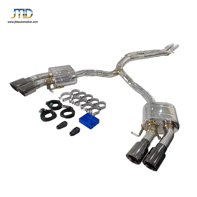 JTLD Performance Exhaust System Exhaust Valvetronic Catback  for 2011  S5 B9 3.0T
