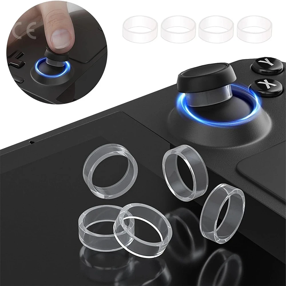 Enhance Your Gaming Experience with 8pcs Elastic Protective Joystick Rubber Ring for PS5/PS4 – Only .24!