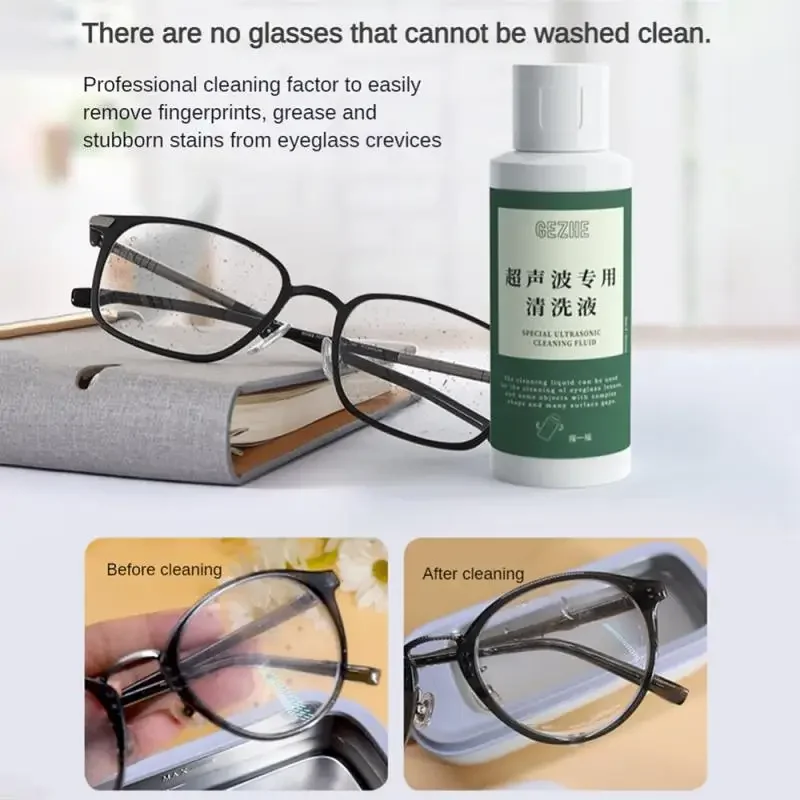 50/120ml Ultrasonic Cleaning Fluid for Jewelry Eyeglasses Watches Rings Use with Cleaning Machine Professional Formula