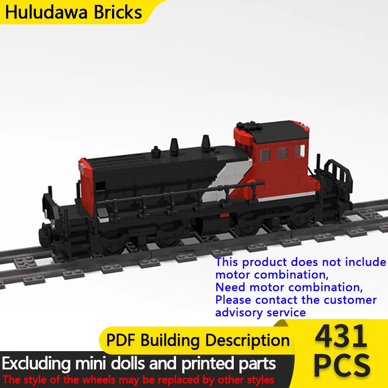 

City Car Model MOC Building Bricks SW1500 Diesel Locomotive Modular Technology Children Holiday Gifts Assemble Toys Suit