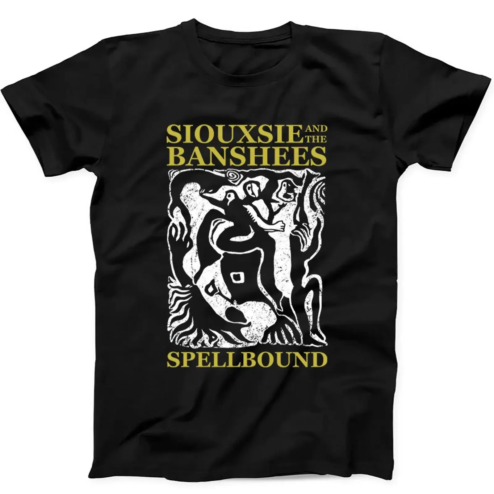 Siouxsie and the Banshees Spellbound Post-Punk-T-Shirt Schwarz 607 Vintage Washed Fashion Casual Streetwear Unisex