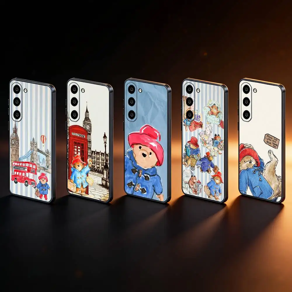 

P-PaddingtonS Bear Phone Case For Samsung Galaxy A73,A72,A71,A70,A53,A52,A51,Others Soft Black Cover