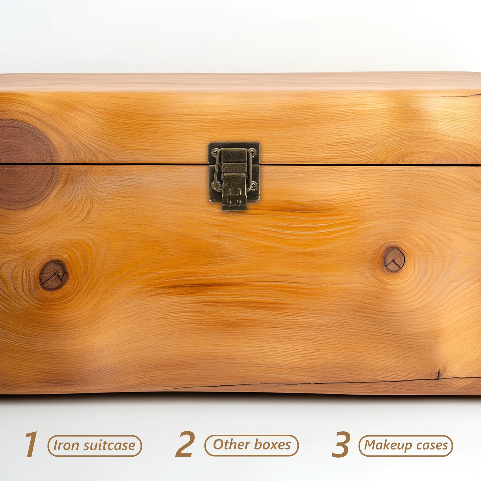 

2pcs Iron Box Buckle Lock Hardware Latch Cabinet Toggle Clasp Luggage Jewelry Case Storage Replacement Accessories