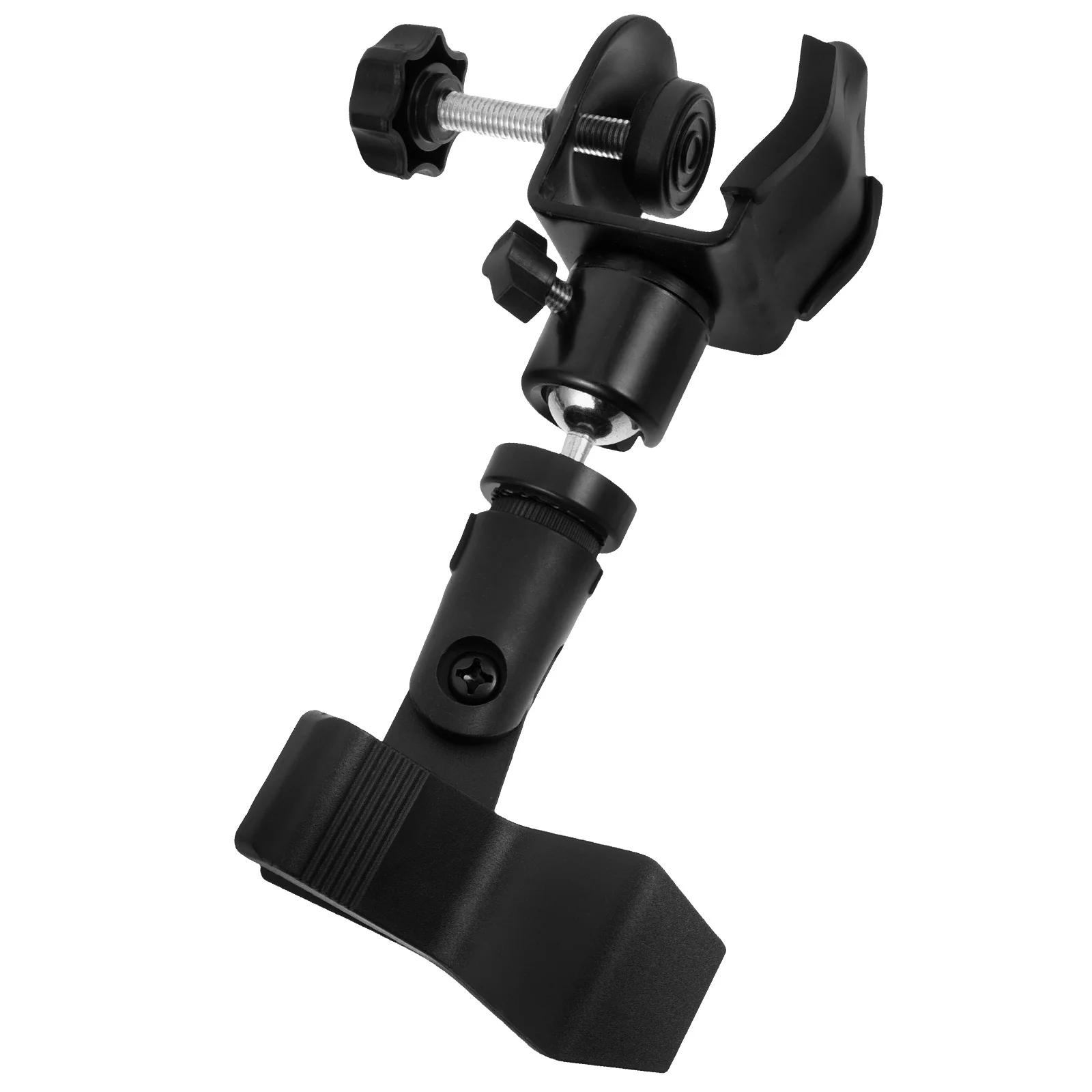 

1 set Saxophone Microphone Clip Universal Mount Clamp for Stand Desktop Accessories Secure Grip Easy Installation Plastic Metal