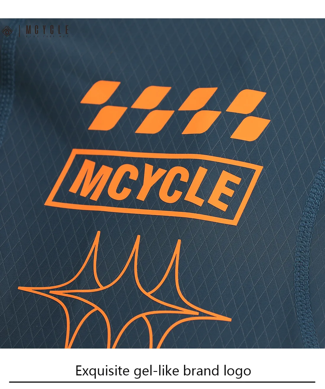 Mcycle Neues Design Radsport-Trägerhose, buntes Logo, Fahrrad-Trägerhose, atmungsaktiv, gepolstert, Fahrrad-Shorts, hohe Taille, Unisex-Radsport-Trägerhose – Detail 13