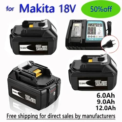 100% 18V 12.0Ah Powerful Replacement For Makita Compatible Makita Battery BL1850B BL1830 Series Battery Replacement Battery