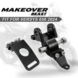 Fit For KAWASAKI Versys 650 2014-2025 Motorcycle Body Front Lowering Black Accessories VERSYS650 Metal