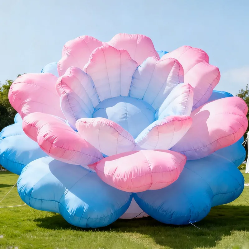 Factory custom giant PVC inflatable flower mold for wedding shopping malls and advertising decoration