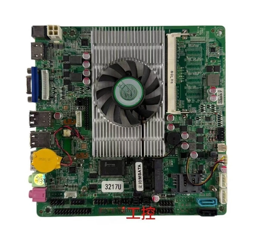 Industrial Control Main Board 3rd Generation I3MINI-ITX All-in-one Machine Mini I3-3217U Second-hand Disassembly Main Board