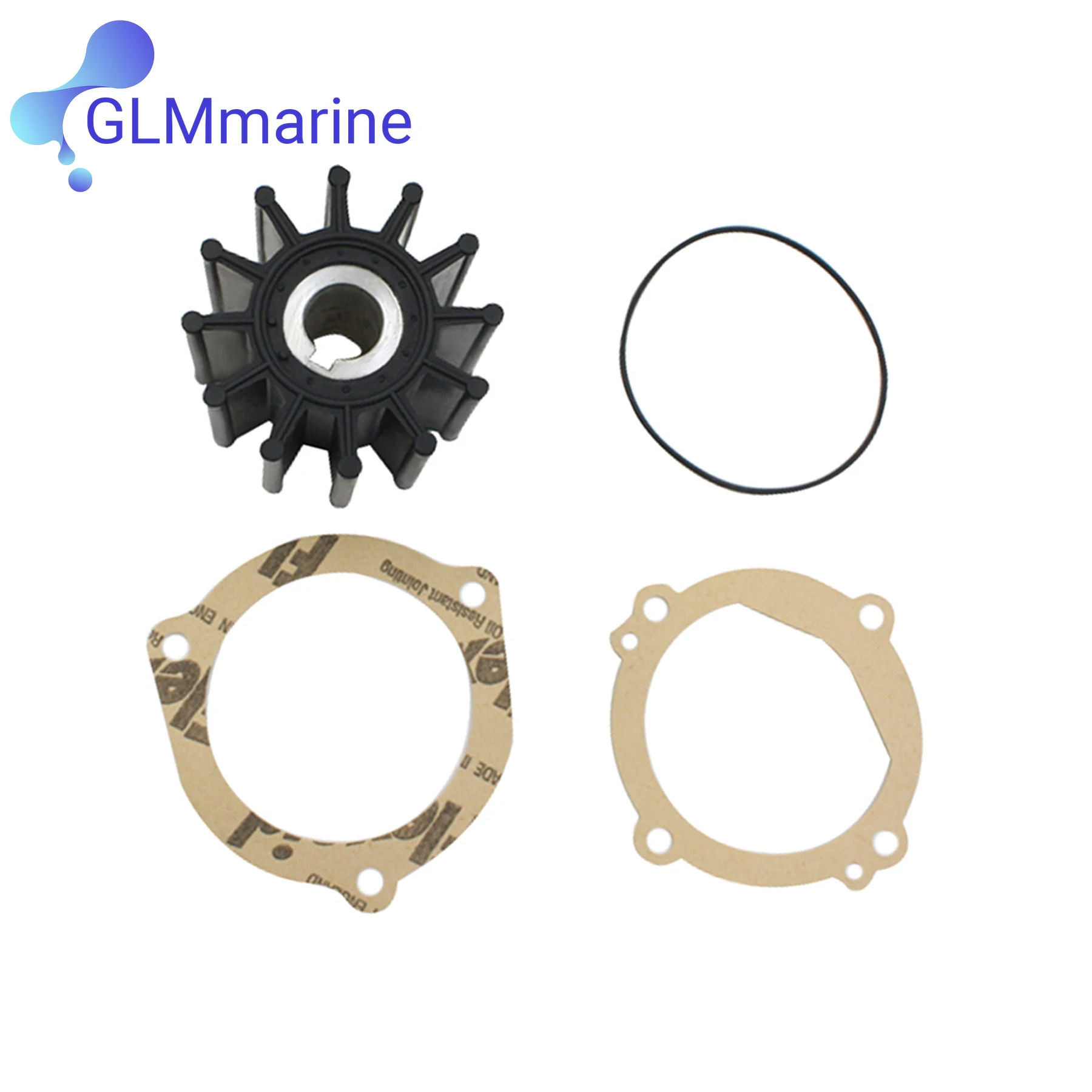 Water Pump Impeller Kit For Volvo Penta 818680 Marine Engine Replace Sherwood 15000K CEF 500167 Sierra 18-3021