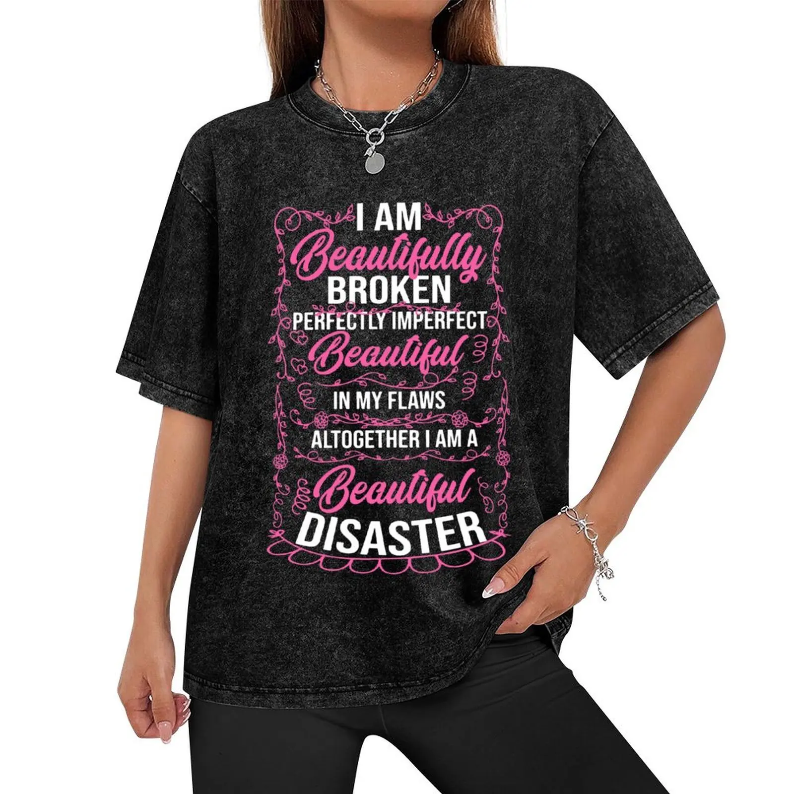 I Am Beautifully Broken Perfectly Imperfect T-Shirt hippie clothes designer shirts Funny t-shirts Louboutins mens plain t shirts