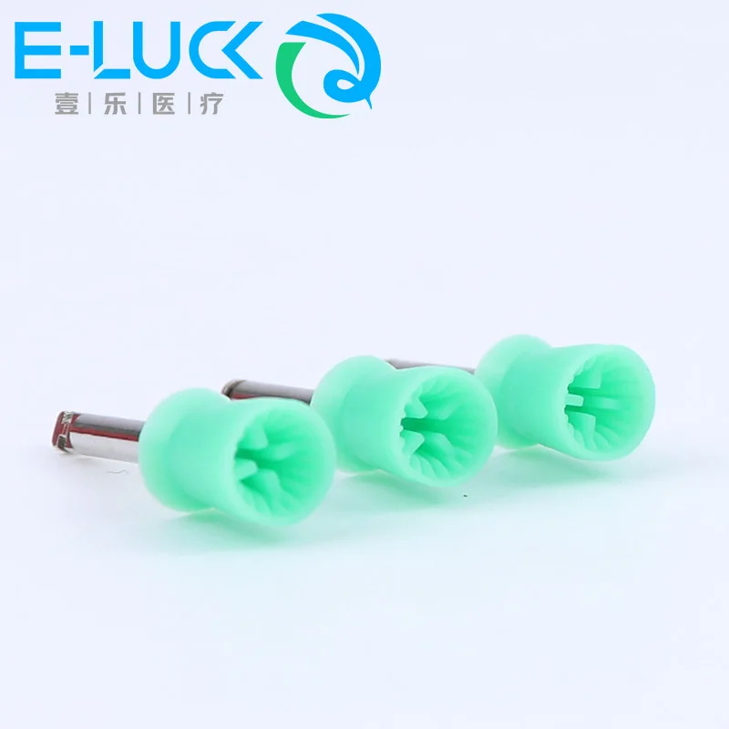 Dental Polishing Cup Tooth Polish Colorful Rubber Brush Polisher Prophy for Low Speed Handpiece Oral hygiene 10pcs