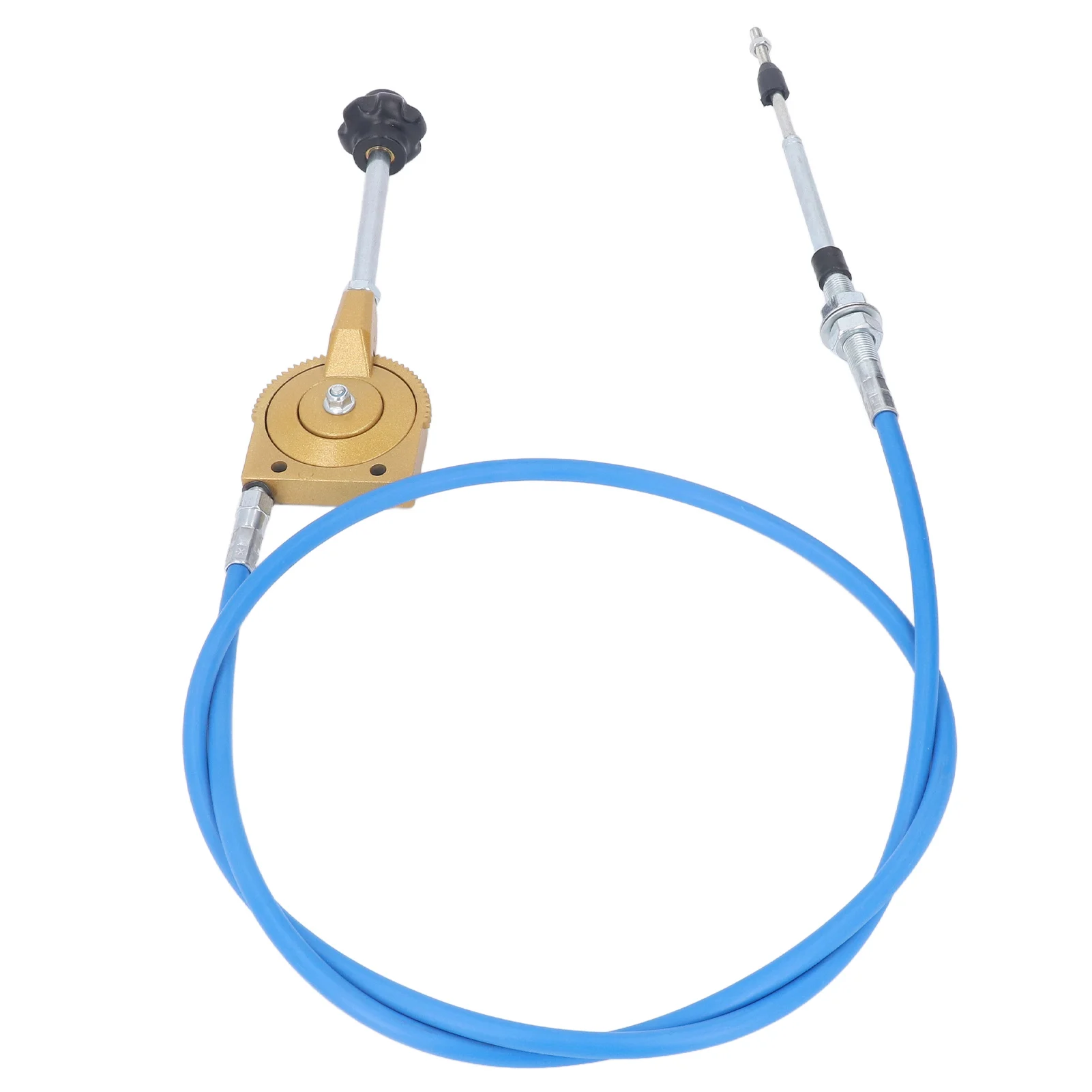Excavator Throttle Cable 2m Throttle Cable PU Stainless Steel Weather Resistant Manual Accelerator Cable for Excavator Mixer