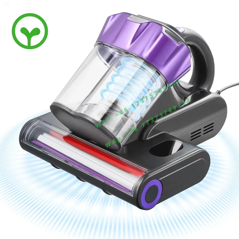 【Premium】SucceBuy Mattress Vacuum Cleaner w/ 18Kpa Powerful Suction Dual Dust Bin HEPA Filter & Heating   Handheld for Bed Sofa
