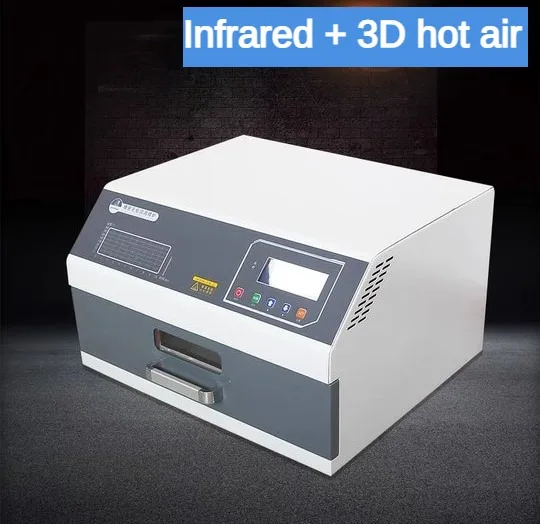 SMT Precision Lead Free Reflow Oven ZB3530HL Drawer Hot Plate Reflow Oven Super Infrared Heating