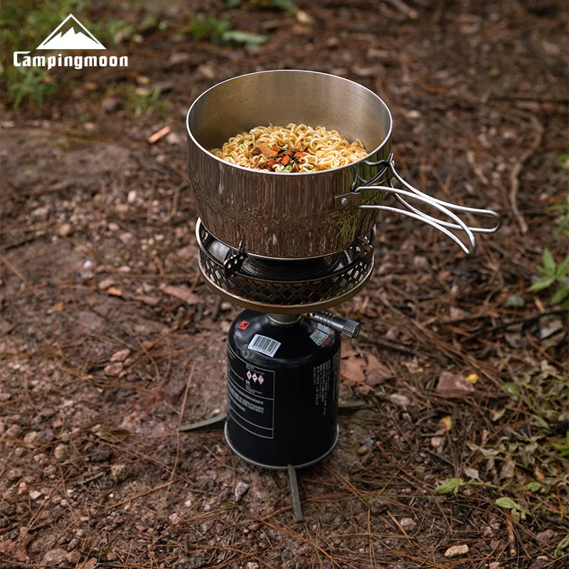 CAMPINGMOON Scott Alpine Propane Stove Camping Large Diameter Windproof And Regulated Burner Portable High Power Gas Stove
