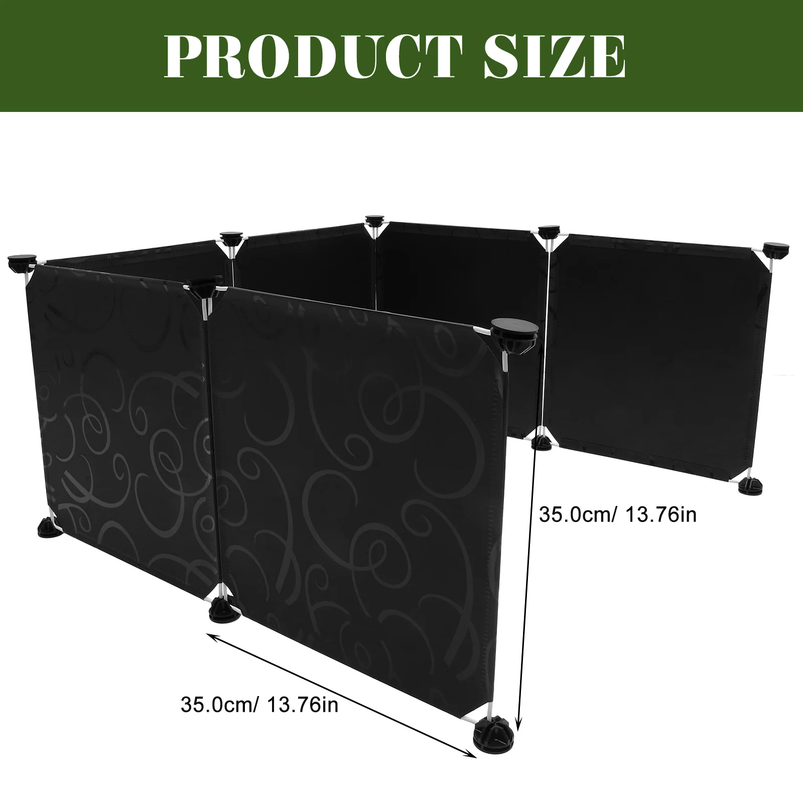 1 Set Cat Litter Box Enclosure Privacy Protector Durable Pp Material Anti-Splashing Easy Potty Training Gift For Pet Owners