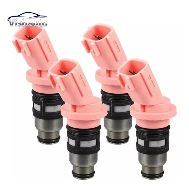 Fuel Injector Set 4PCS 16600-73C00 A46-H12 For Nissan Almera Primera Sunny GA16 Engine 1.6L