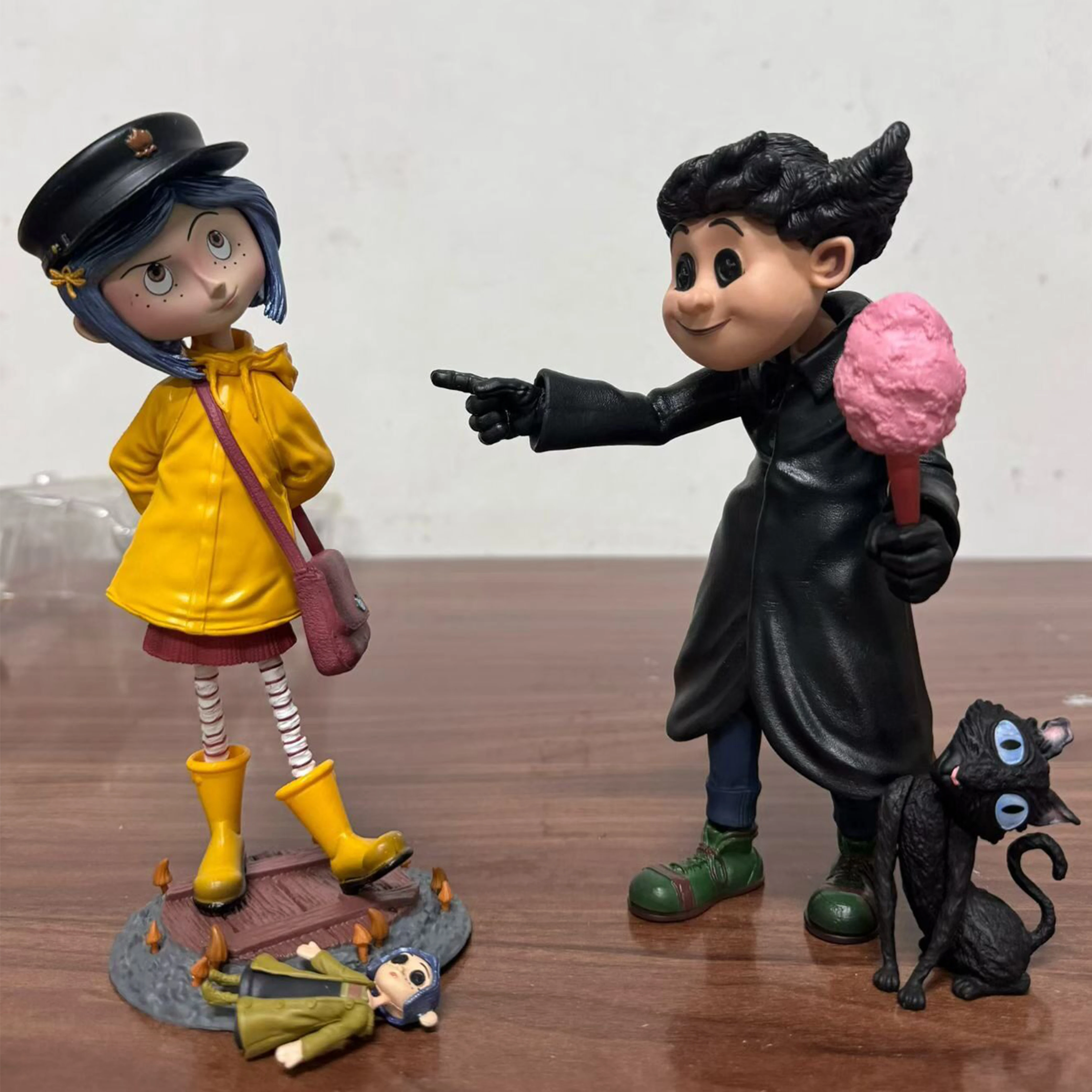 Image of Coraline Figur Button-Eyed Wybie Actionfigur Coraline & The Secret Door Figuren PVC-Statue Modellpuppe Spielzeug Geburtstagsgeschenk
