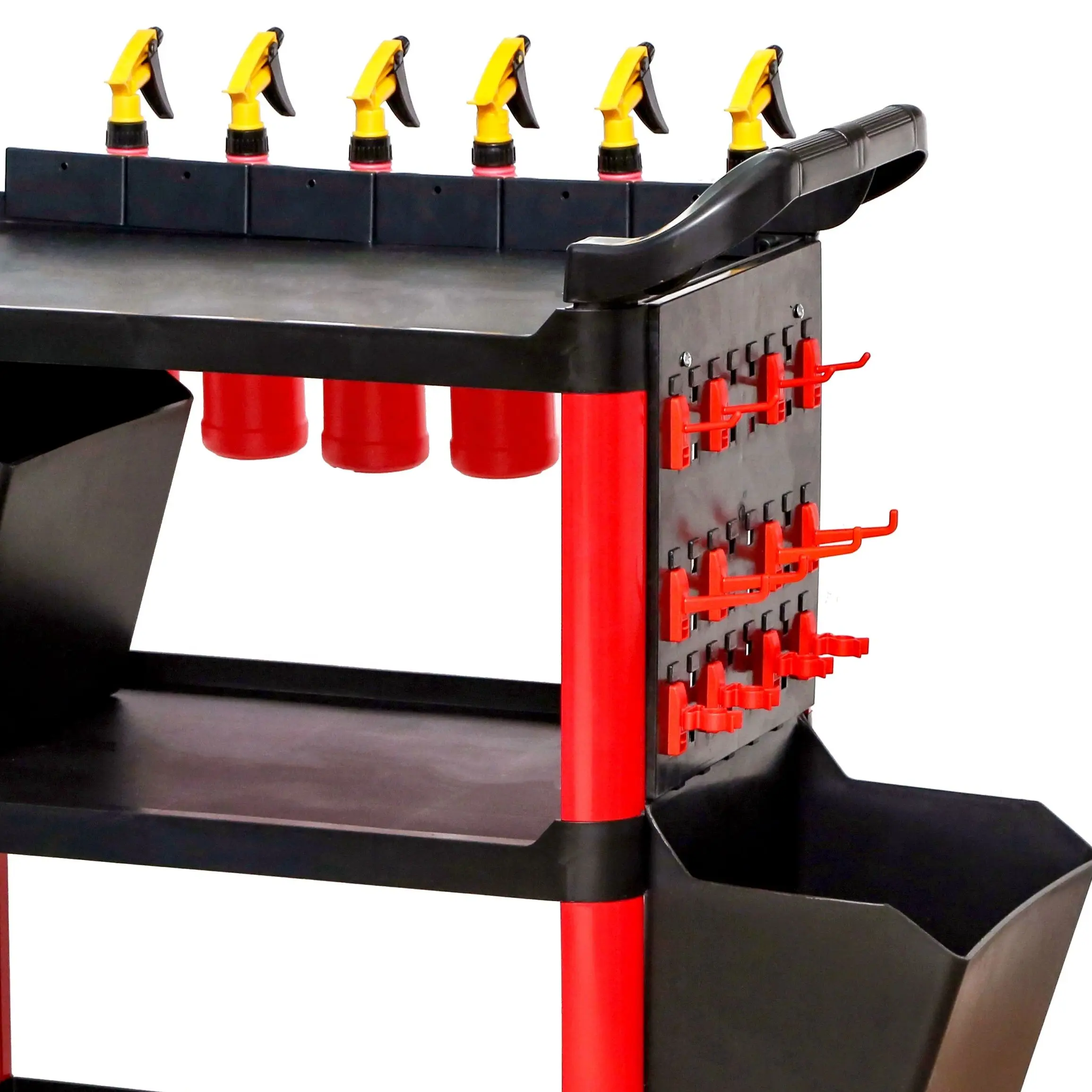 heavy-duty-3-tier-rolling-utility-cart-with-wheels-storage-bins-handles-for-garage-car-detailing-and-workshop