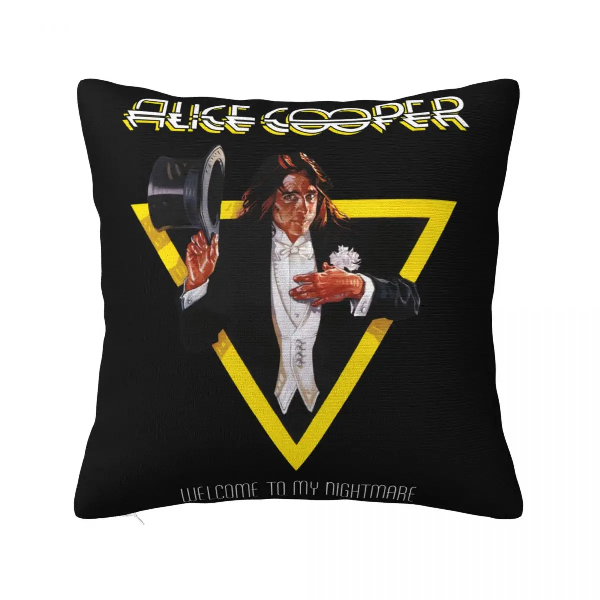 Alice Cooper Welcome To My Nightmare Brand New Ly Licensed Female Autumn Humour Vintage Pillow Case