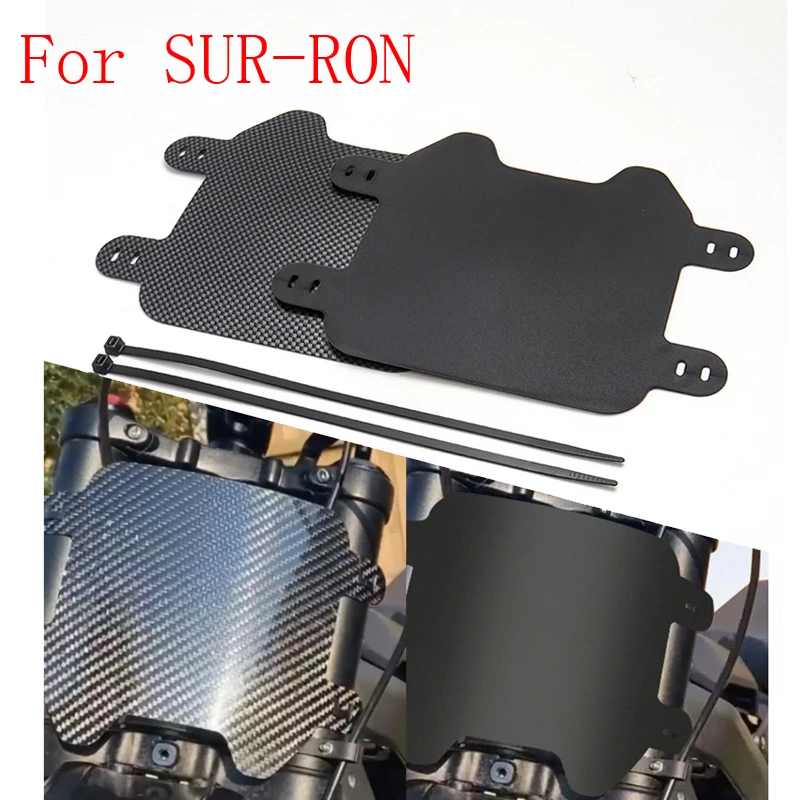 Placa de registro da placa de identificação dianteira da motocicleta elétrica universal para SUR-RON surron luz abelha luz & abelha x peças