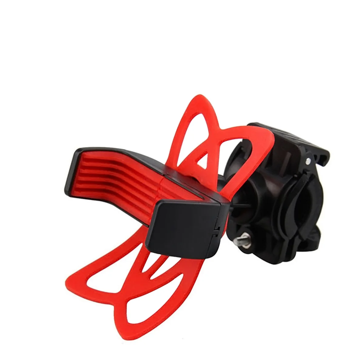 

Adjustable 360 Degree Cycling Mobile Phone Holder Motorcycle Mount Support Soft Silicone Grip Universal Fit for iPhone 7 6s Plus