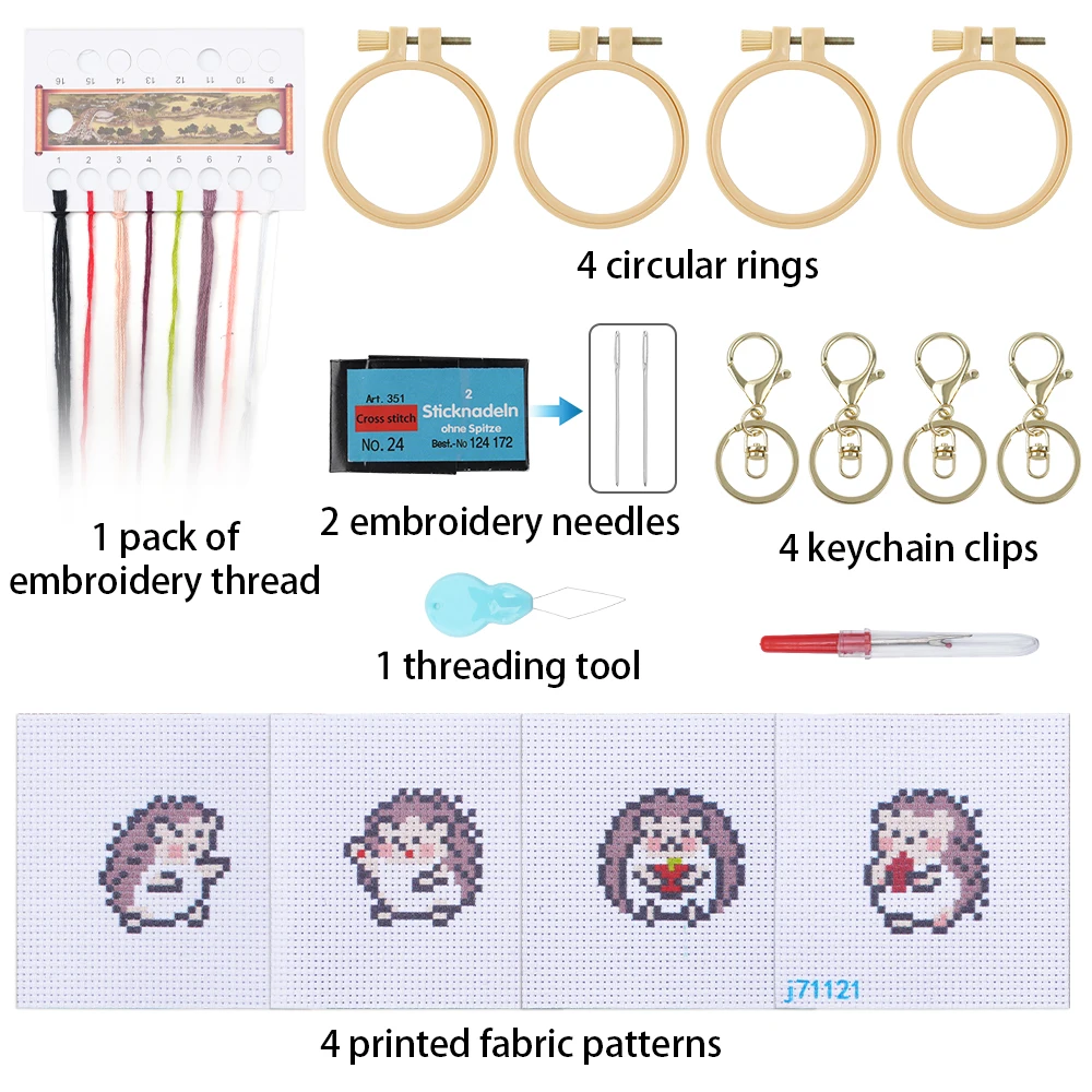 4Pcs Embroidery Starter Kit DI - Soap Making Kit For Kids 评论和价格