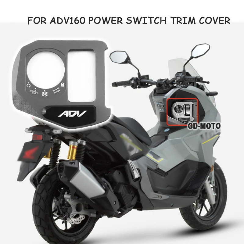 

ADV Motorcycle Accessories Ignition Switch Cover Electric Door Lock Button Cover Protector For HONDA For HONDA ADV160 adv 160