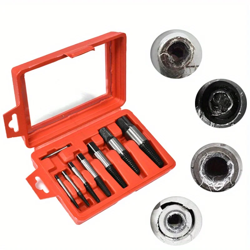 

8pcs Screw Extractor Set Damaged Screw Removal Tool Hand Spiral Removal Extractor With Storage Case Remove Damaged BoltsScrews