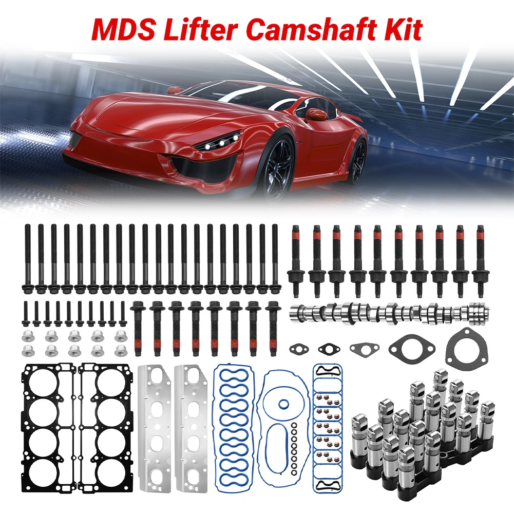 

Комплект толкателей распредвала с прокладкой головки блока цилиндров, полный комплект прокладок двигателя, комплект толкателей и распредвалов 5.7 Hemi для двигателей 5.7L V8 Commander 2009-2010 годов выпуска