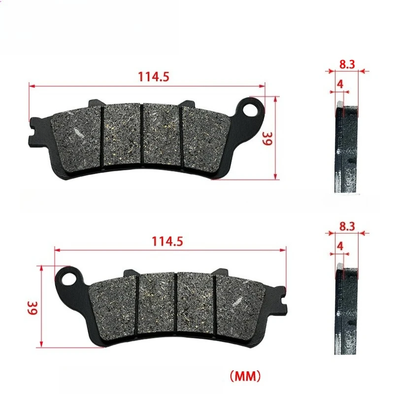 

Suitable for Honda CBR 125R Kawasaki KLX Vulcan 650 15-20 copper based sintered front and rear brake pads