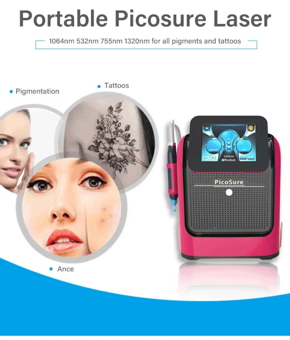 2025 Hot Selling Picos/ Second Machine To Improve Skin Texture Scars And Acne Marks Machine Wash Eyebrows To Remove Tattoos