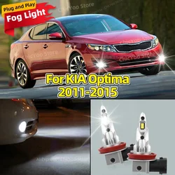 6000K LED Front Fog Lamp Car Light Bulb FFor KIA Optima 2011 2012 2013 2014 2015 with CSP CHip 20000LM Plug and Play
