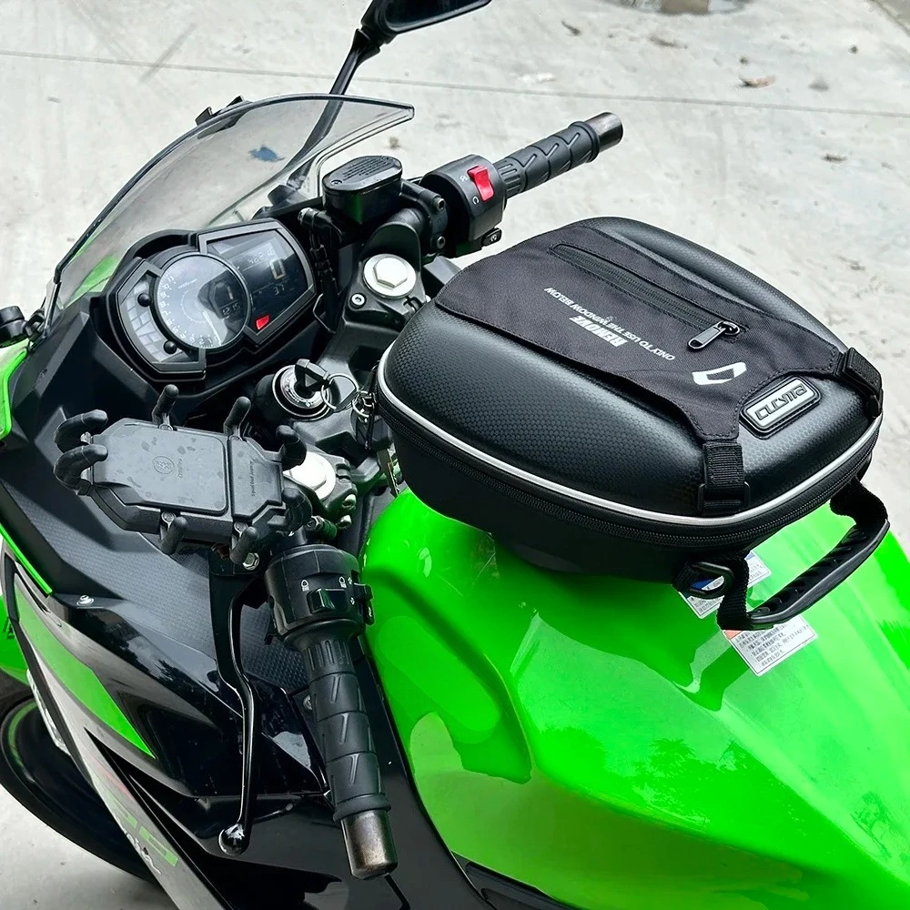 For KAWASAKI Z250 Z400 Z650 Z900 Z H2 Ninja 400 650 ZX6R ZX10R ZX25R 1000SX Versys-X 300 Motorcycle Tank Bag Quick Lock Luggage