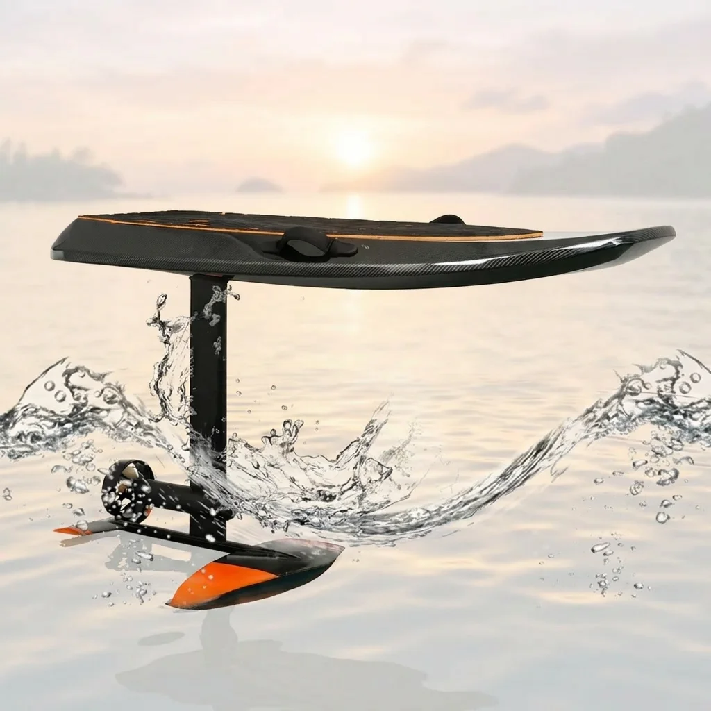 Carbon Fiber EPS E-Foil Electric Hydrofoil Board,Waterproof Eco-Friendly For All Levels Unisex Lake River Outdoor Surf