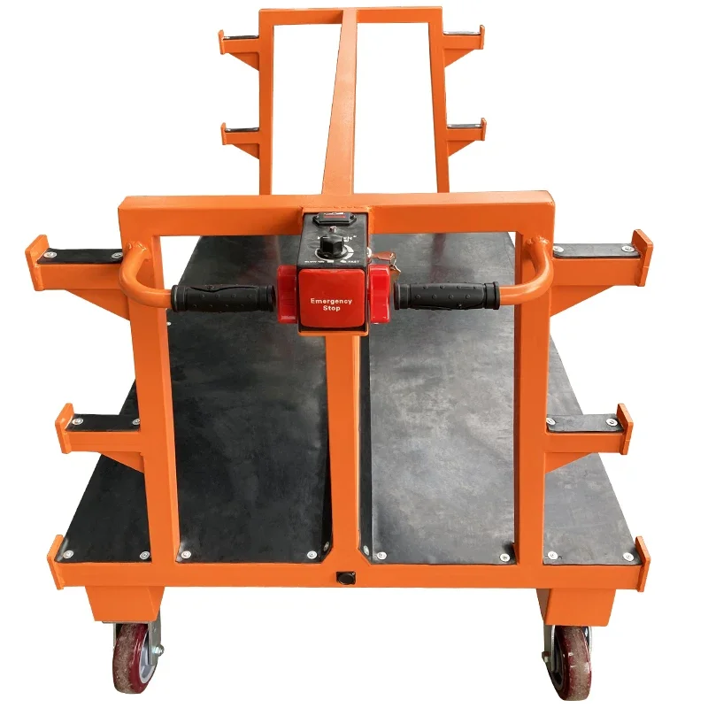 Customizable Heavy Duty Electric Four-Wheel Steel Construction Trolleys Hand Carts Moving Heavy Warehouse Tools Shopping