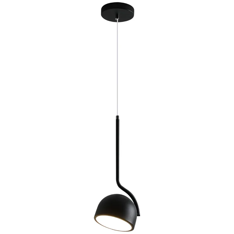 Lámparas colgantes LED para interiores, iluminación Original, en blanco y negro, para comedor, dormitorio, mesita de noche, Loft, novedad