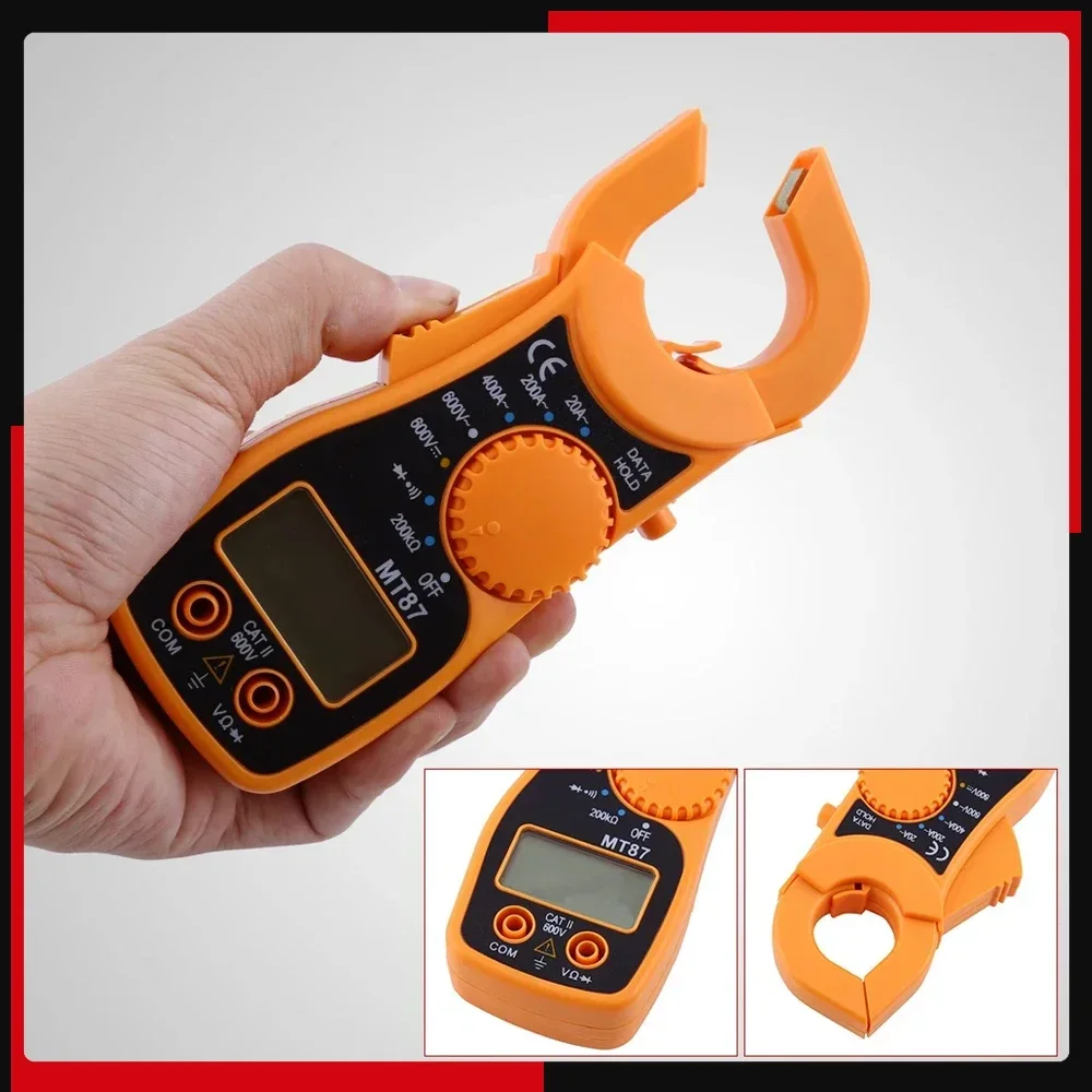 Digital Clamp Meter Multimeter Ammeter Digital Clamp Multimeter AC DC Voltmeter Ammeter Ohmmeter Volt Tester LCD Meter Voltmeter