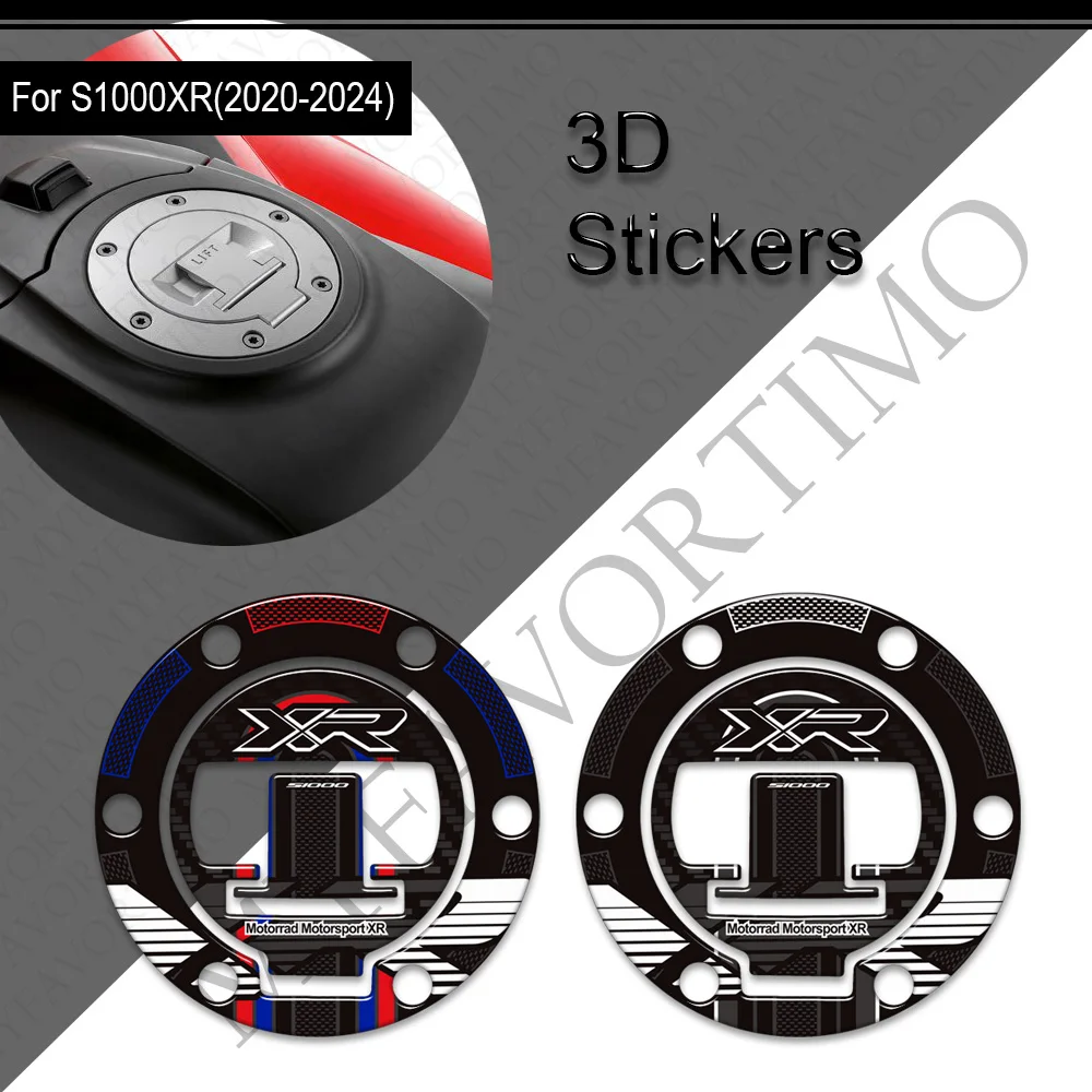 2020-2024 motorcycle Accessories Fishbone Fuel Oil Tank Pad Protection 3D Sticker Decals For BMW S1000XR S1000 XR M1000 M1000XR