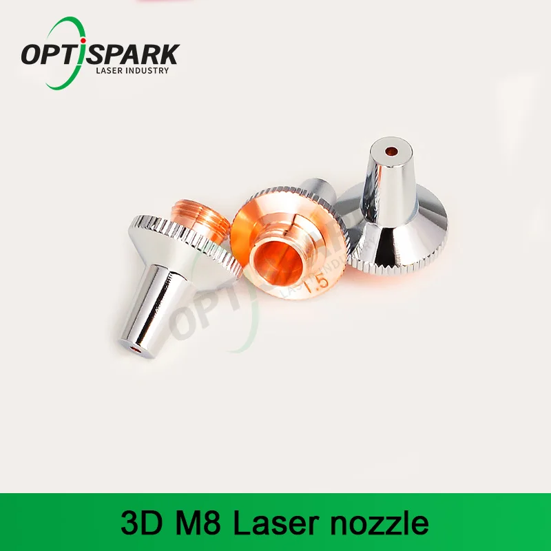 Raytools 3D Fiber Laser Head Cutting Nozzles Single/Double Layer Chrome for Welding Cutting Tube Raytools BM109 WSX Precitec