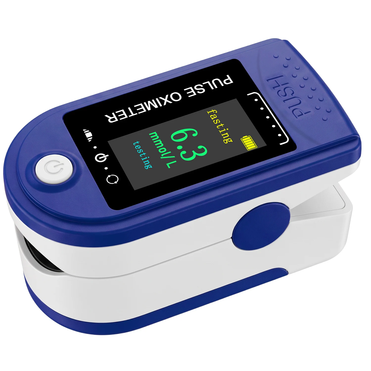 Portable 2IN1 Non‑Invasive Blood Glucose Meter Pulse Oximeter Home No Need Prick Glucometer Fingertip SpO2 Heart Rate Oximetry gallery 2